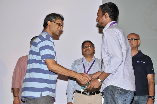 Jayaprakash Sundararaj recognized for his internship project.